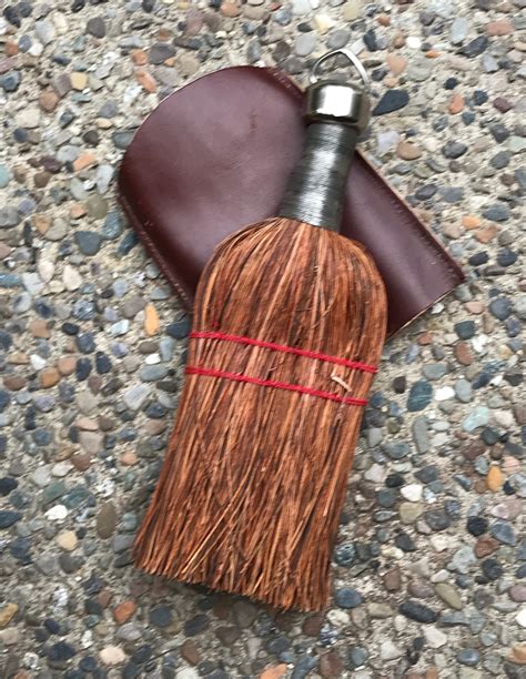 Vintage Whisk Broom by Fits Rite With Leather Sleeve | Etsy