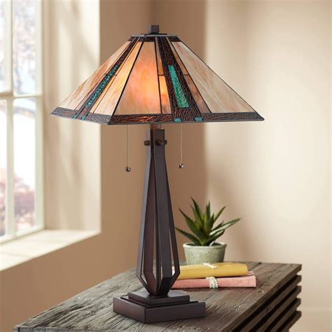 Stained Glass Art Stained Glass Table Lamp Stained Glass Shade Table ...