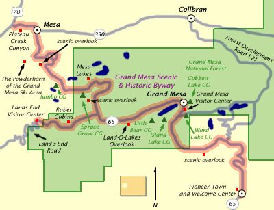 Grand Mesa - Maps