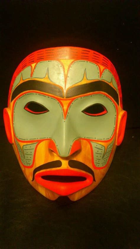 Bella Coola Portrait mask | Pacific northwest art, Native american masks, Native art