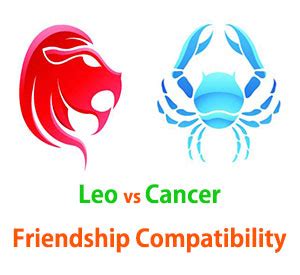 Leo and Cancer Friendship Compatibility