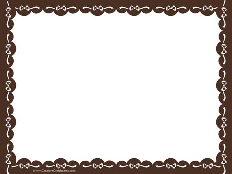 Free Printable and Editable Certificate Border | Instant Download