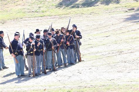 Civil War Reenactment | Arts & Entertainment Stock Photos ~ Creative Market