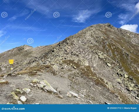 Hiking Trails or Mountaineering Routes of the Silvretta Alps Mountain ...