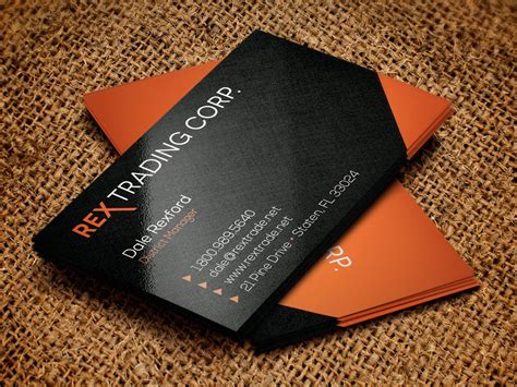 Trading Company Business Card Template | Creative Market