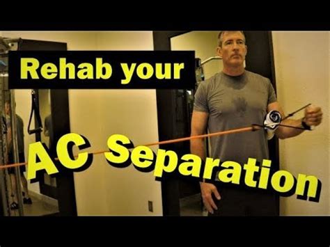 AC Separation Physical Therapy, Exercises and Recovery - YouTube