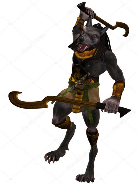 Anubis-Fantasy Egyptian Monster — Stock Photo © Digitalstudio #2796101