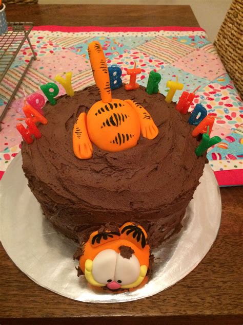 Garfield birthday cake | Cakes | Pinterest | Birthday cakes, Birthdays ...