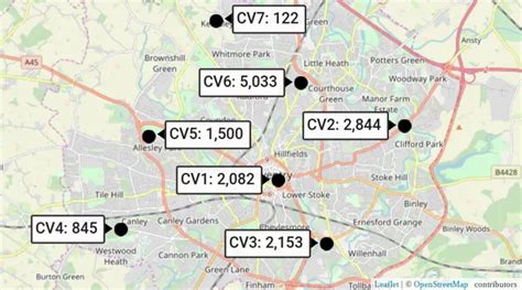 Coventry rat hotspots mapped out - and it's grim reading for one postcode - CoventryLive