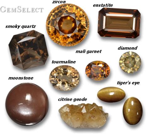 Light Brown Gemstone Names - winniegemstone