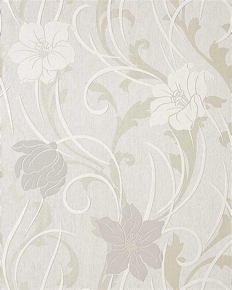 Gray and White Flower Wallpaper - WallpaperSafari