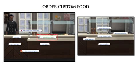 UNIVERSITY CAFETERIA - CUSTOM FOOD ADDITIONS