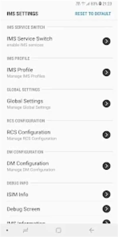 IMS Settings launcher Samsung for Android - Download