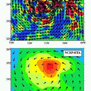 Hurricane Floyd on 13 September 1999. Black arrows representing wind... | Download Scientific ...