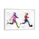iCanvas "Girl Playing Soccer Silhouette III" by Paul Rommer Framed Canvas Print - Bed Bath ...