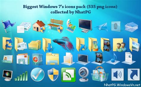 Big Windows 7's icons pack by NhatPG on DeviantArt