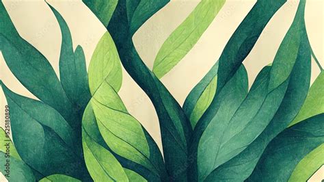 🔥 Free download Green plant and leafs pattern Pencil hand drawn natural [1000x563] for your ...