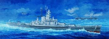 USS Massachusetts BB59 Battleship Plastic Model Military Ship Kit 1/350 Scale #05306 by ...