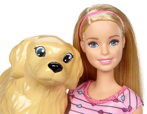 Best Buy: Barbie Newborn Pups Doll & Pets FDD43