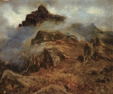 "Study of Rocky Mountains" Albert Bierstadt - Artwork on USEUM