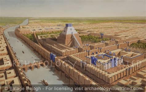 Babylon, The Tower of Babel, The E-Temen-Anki and The Temple of Marduk, 7th century BC ...