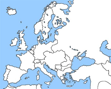 Blank map of Europe 1890 by EricVonSchweetz on DeviantArt