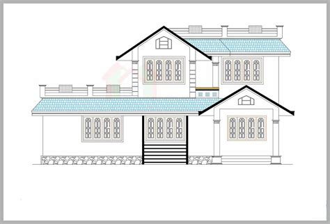 Kerala house plans for a 1600 sq.ft 3BHK house