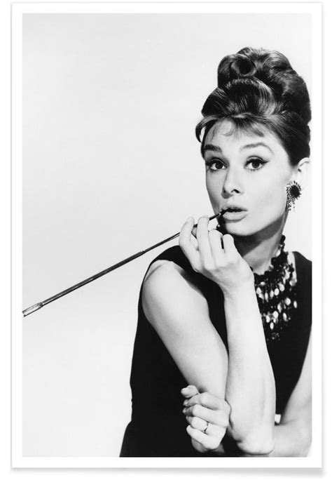 Audrey Hepburn in "Breakfast at Tiffany's" Poster | JUNIQE