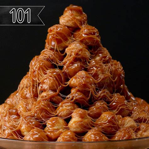 How To Make A Croquembouche (Cream Puff Tower) - Cooking TV Recipes