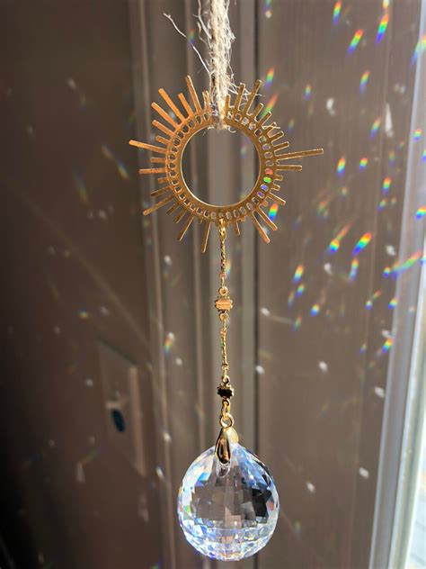 Sun Crystal Sun Catcher - Etsy