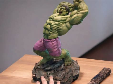 Bruce Banner Hulk From Avengers 3D STL File for 3D Printer, Marvel ...