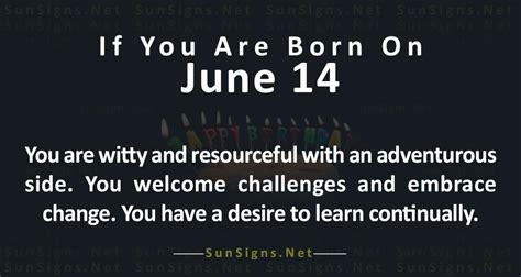 June 14 Zodiac is Gemini, Birthdays and Horoscope - SunSigns.Net