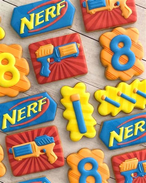Nerf Party Food, 7th Birthday Party Ideas, Party Themes For Boys, Boy Birthday Parties, 8th ...
