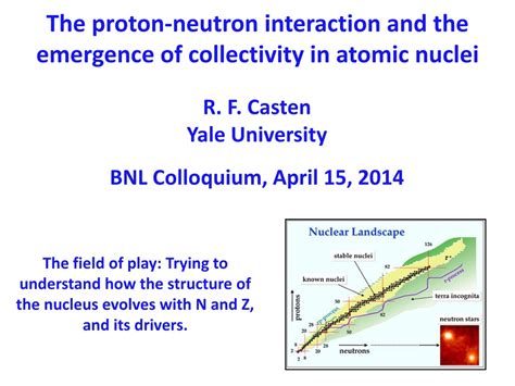 PPT - The proton-neutron interaction and the emergence of collectivity ...