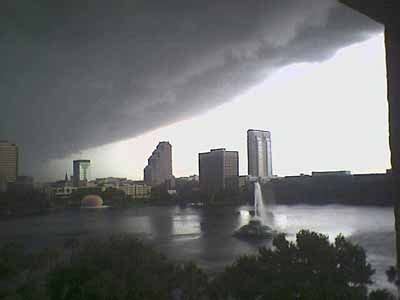 Hurricane Charley 8/13/04 Orlando, FL. My birthday--we remember it well ...