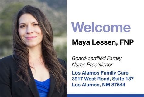 Los Alamos Medical Center Welcomes Family Medicine Provider Maya Lessen