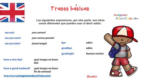 Frases básicas para una conversación en ingles (3) - Imagenes Educativas