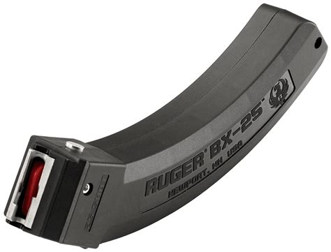 Ruger 90361 BX-25 25rd Magazine Fits Ruger 10/22/SR/77/Charger 22LR ...