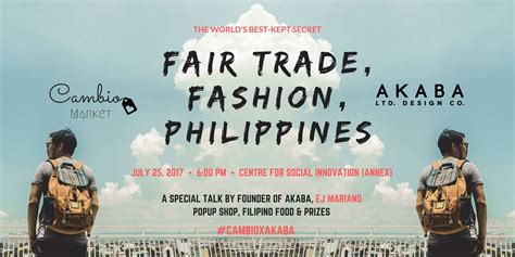 Fair Trade, Fashion, and Philippines: Cambio Market x AKABA