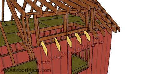 12x16 Shed Dormer Plans | PDF Download