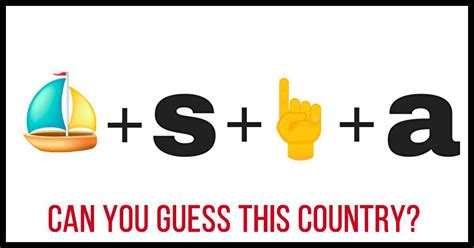 If You Can Guess All 7 of These Countries By The Emojis, You Must Be A ...