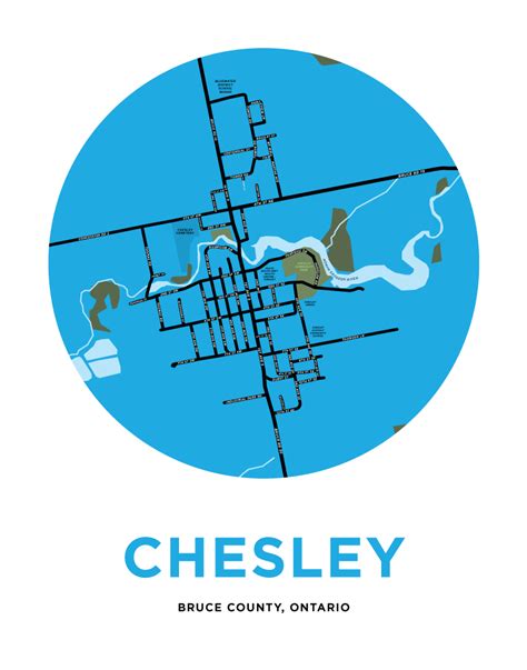 Chesley Map Print – Jelly Brothers