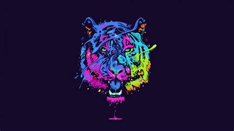 Neon Tiger Wallpapers - Wallpaper Cave