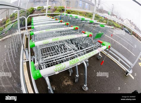 Asda shopping trolley hi-res stock photography and images - Alamy