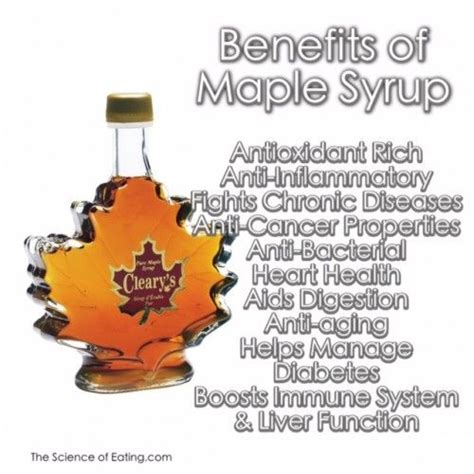 Benefits Of Real Maple Syrup | Maple syrup health benefits, Maple syrup ...