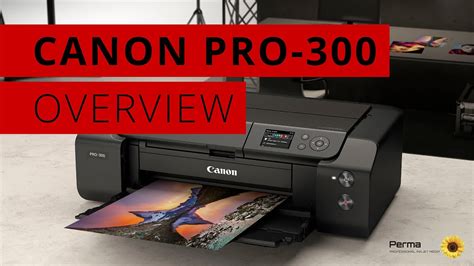 Canon PRO-300 Inkjet Printer Overview - YouTube