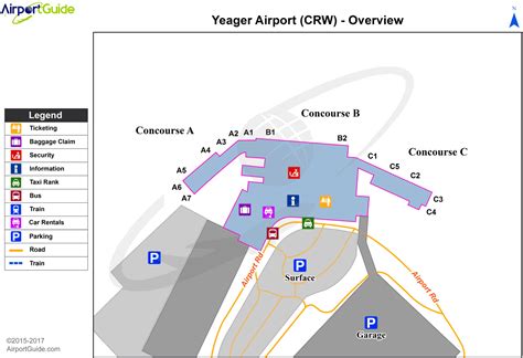 Charleston Airport Terminal Map