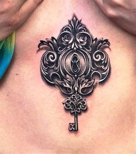 25 Awesome Lock And Key Tattoo Designs And Ideas For You - Instaloverz ...