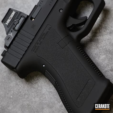 Glock 17 Gen 5 coated with Armor Black | Cerakote