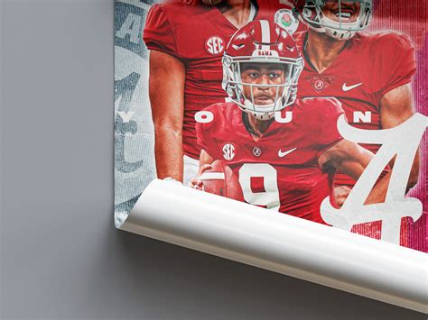 Bryce Young Poster Alabama Crimson Tide NFL Poster American Football ...